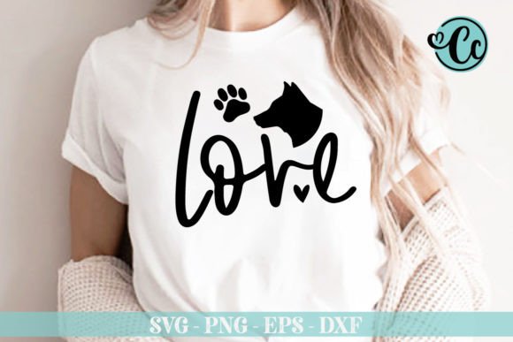 Dog Love Svg Design