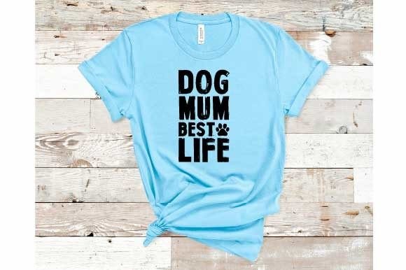 Dog Mum Svg Typography Design