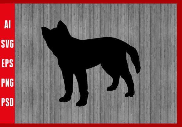 Embroidery Design Review: Dog Silhouette, Silhouette, Animals SVG