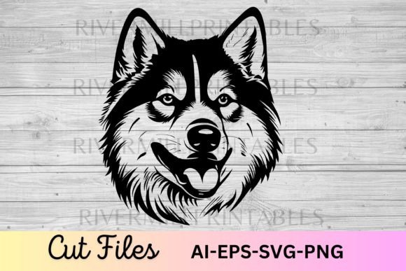 Husky Dog SVG Cut File