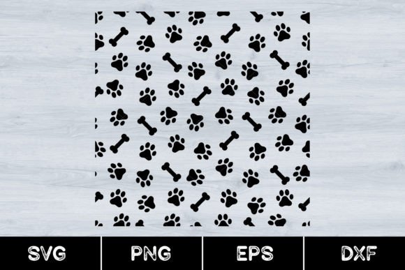 Paw Seamless Pattern