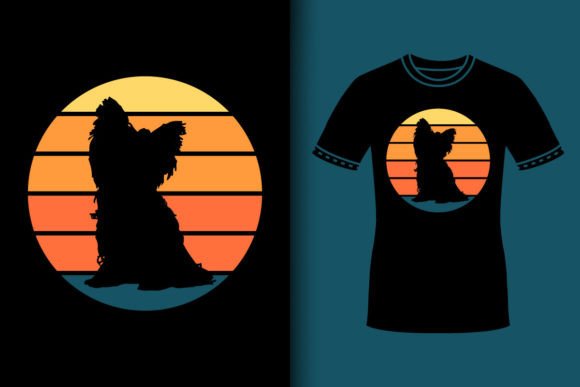 Yorkshire Terrier Dog Vintage T Shirt